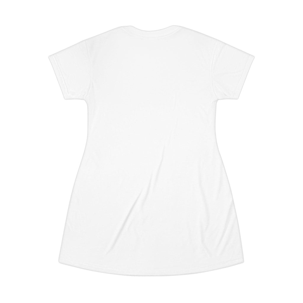 Rainbow Heart T-Shirt Dress - Colorful Pride Apparel, Casual Summer Dress, LGBTQ+ Fashion, Gift for Pride Month, Comfortable Everyday Wear