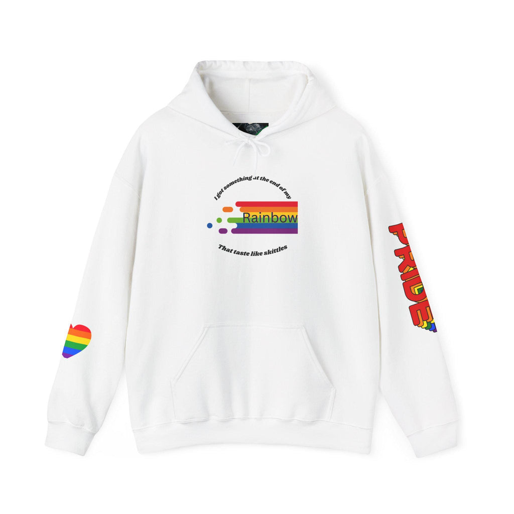 Pride Rainbow Hooded Sweatshirt | Unisex, Cozy Pride Gear, LGBTQ+ Apparel, Colorful Hoodie for Celebrations, Gift for Allies
