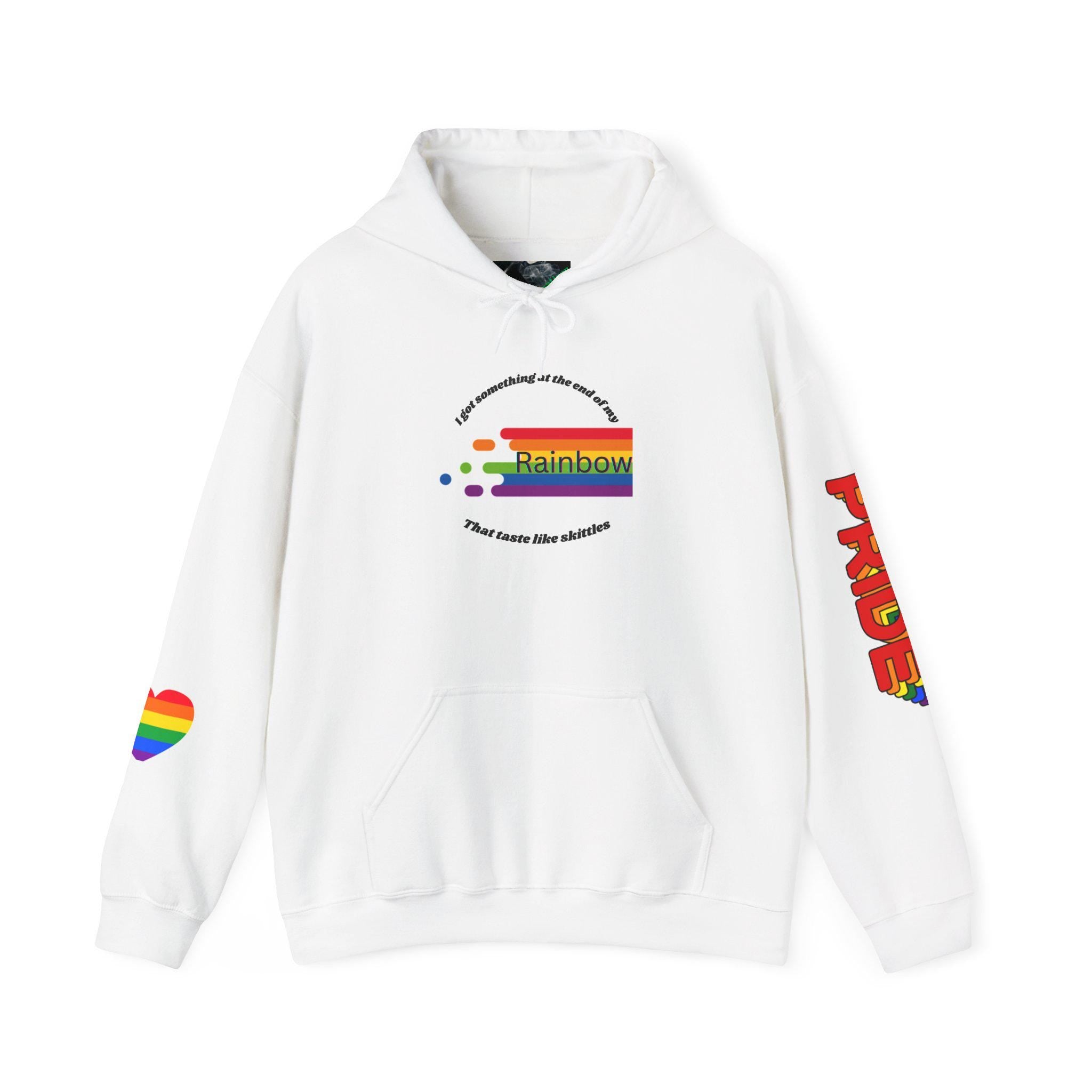 Pride Rainbow Hooded Sweatshirt | Unisex, Cozy Pride Gear, LGBTQ+ Apparel, Colorful Hoodie for Celebrations, Gift for Allies
