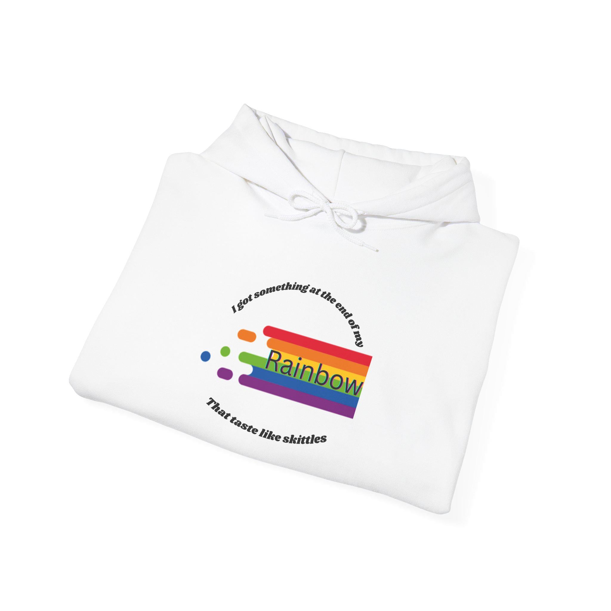 Pride Rainbow Hooded Sweatshirt | Unisex, Cozy Pride Gear, LGBTQ+ Apparel, Colorful Hoodie for Celebrations, Gift for Allies